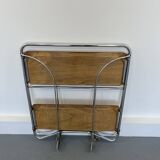 Mid-century foldable serving trolley from bremshey solingen,1950s