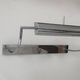 Pair of vintage adjustable wall lights, chrome metal, France 1970.