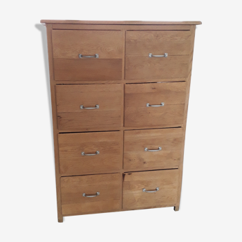 Furniture with 8 oak drawers