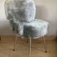 Chaise à poiles longs PELFRAM par PELTEX S.A PRODUCTION FRANCE années 1960/70