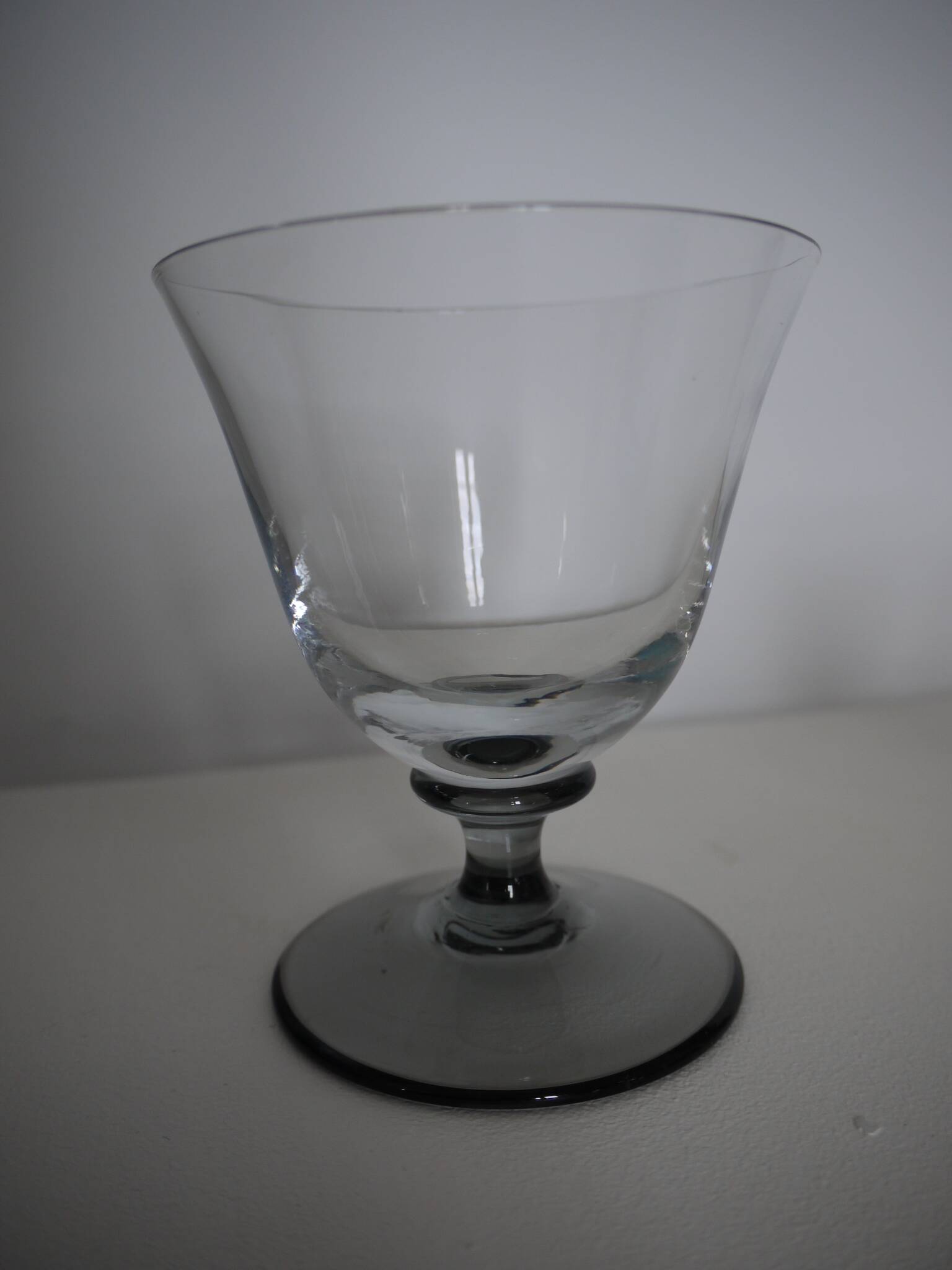 Lot de 4 verres en cristal