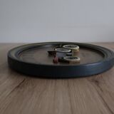 Wooden painting old car country corner 60s