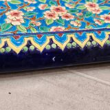 Enamels de Longwy trivet “Pommier Flowers”