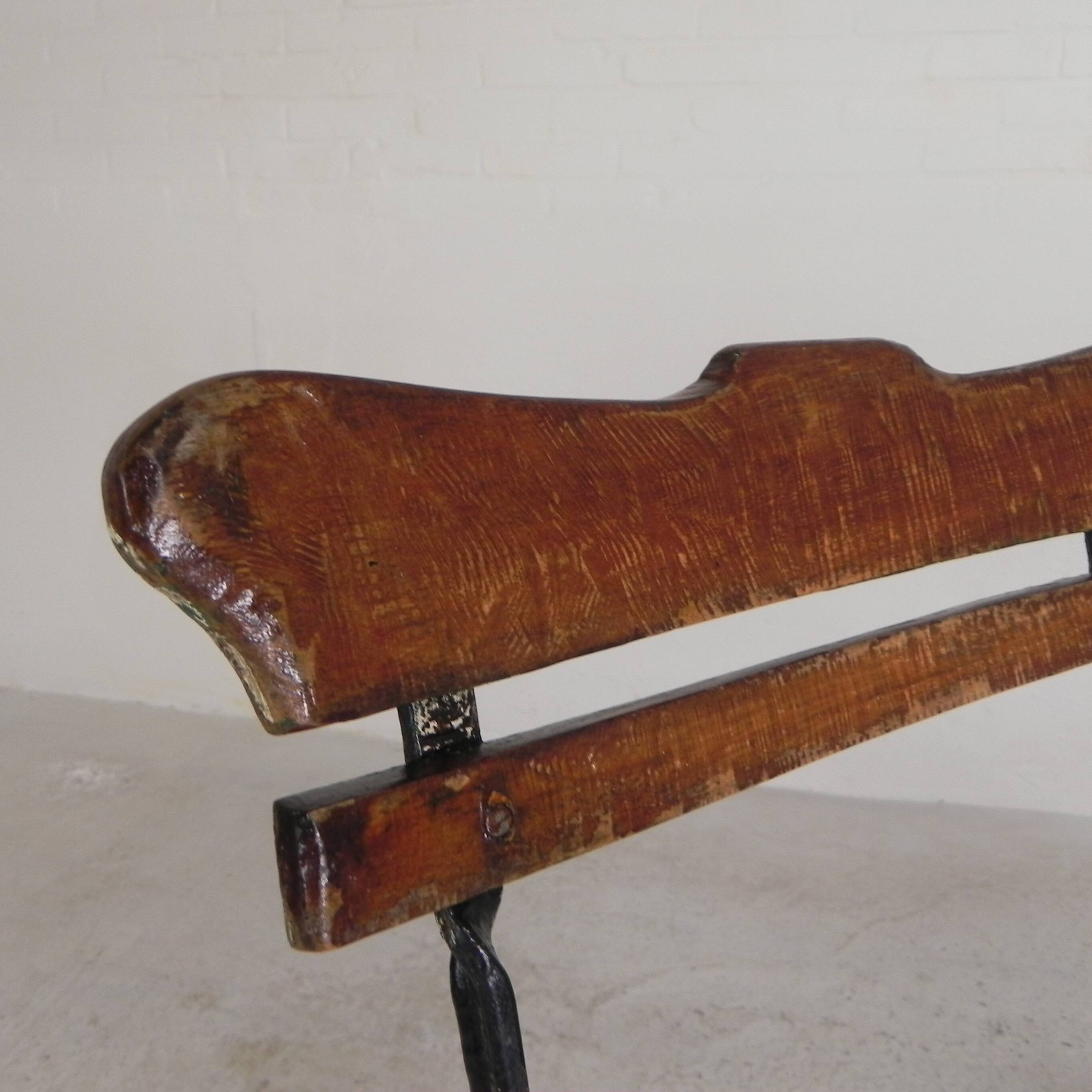 Set of 2 folding chairs, garden chairs, 1930s