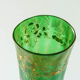 Vase Legras vert bouteille art nouveau