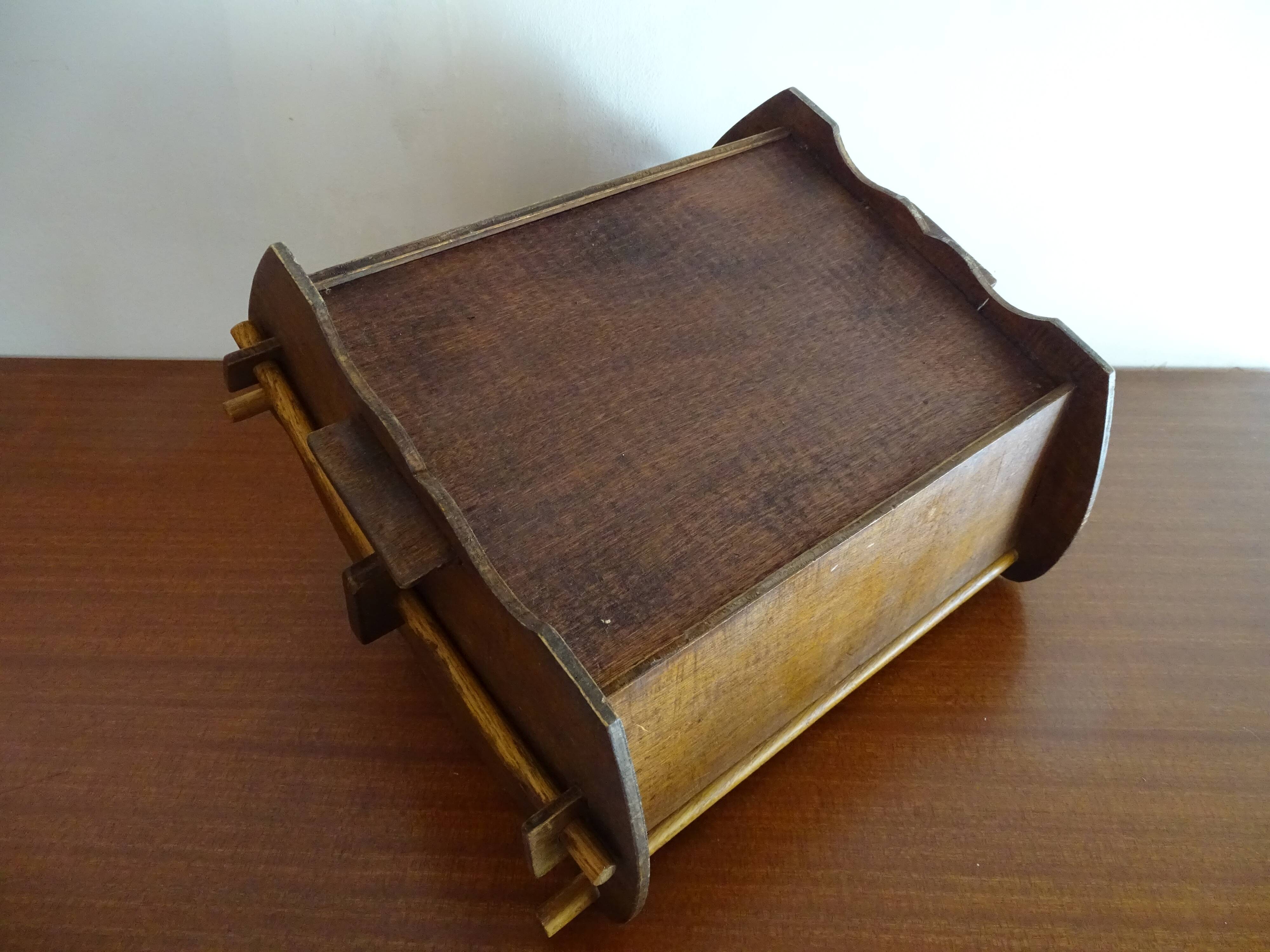 Scandinavian worker in vintage wood