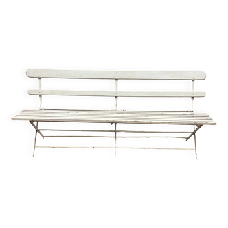 Banc de jardin pliant en bois
