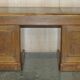 Victorian Oak Partner's Desk circa 1883