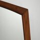 Danish rectangular teak mirror by Aksel Kjersgaard