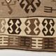 3x6 Brown Cream Handmade Antique Vintage Rug, 103x192Cm