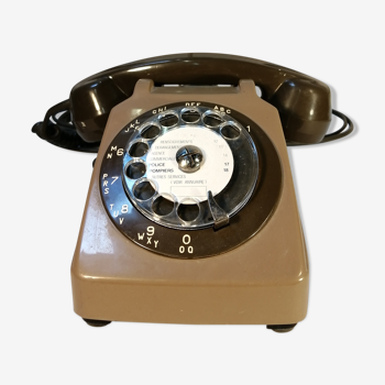 Telephone socotel bakelite brown 70
