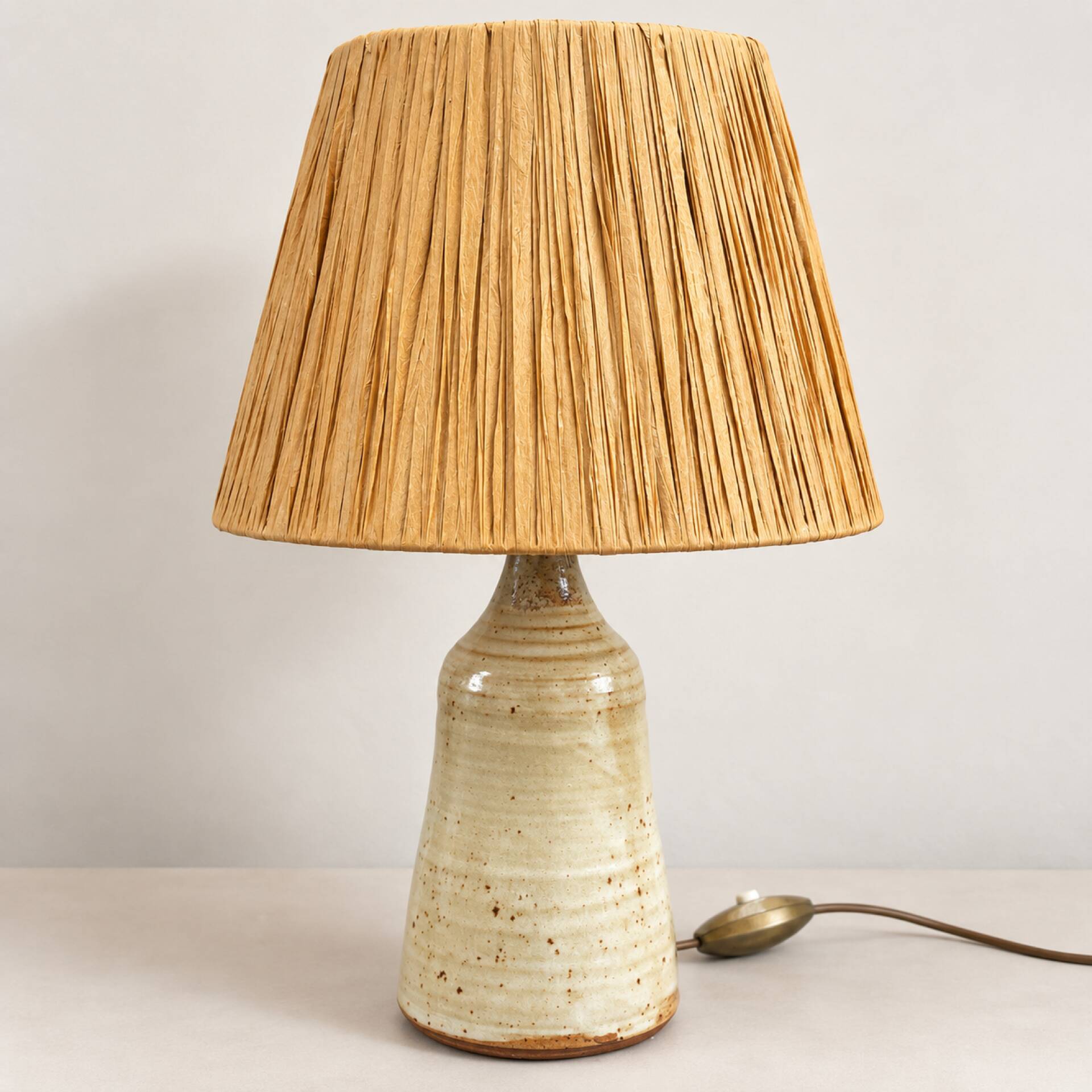 Lampe vintage en céramique 1960 - mid-century