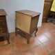 Pair of oak bedside tables