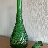 Empoli green glass bottle