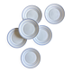 Set of 6 Arcoroc bread or dessert plates.