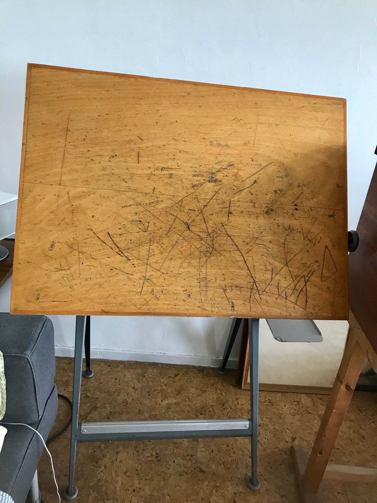 Drawing table Friso Kramer & Wim Rietveld for Ahrend de Circkel 1950