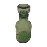 Bouteille carafe verre vert ancien
