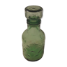 Bottle decant in old green glass