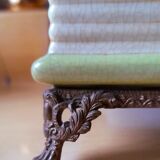 Porcelain box on claw feet