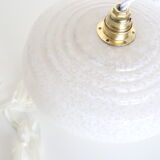 White Clichy glass hanging