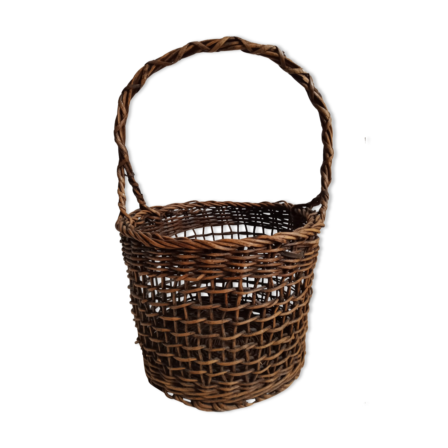 Antique wicker basket