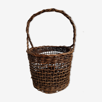 Antique wicker basket