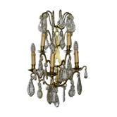 Applique en bronze et pampilles