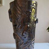 Vase sculpture from the artist residencies at the Ravel pottery workshop.