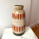 Ceramic vase fatlava scheurich W-Germany 1970 vintage
