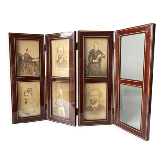 1800’s wooden foldable picture frame