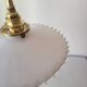 Pendant in serrated opaline