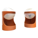 Mid-Century Swiss Space Age Guggerli L1 table lamp by Rosemarie & Rico Baltensweiler for Baltensweiler, set of 2