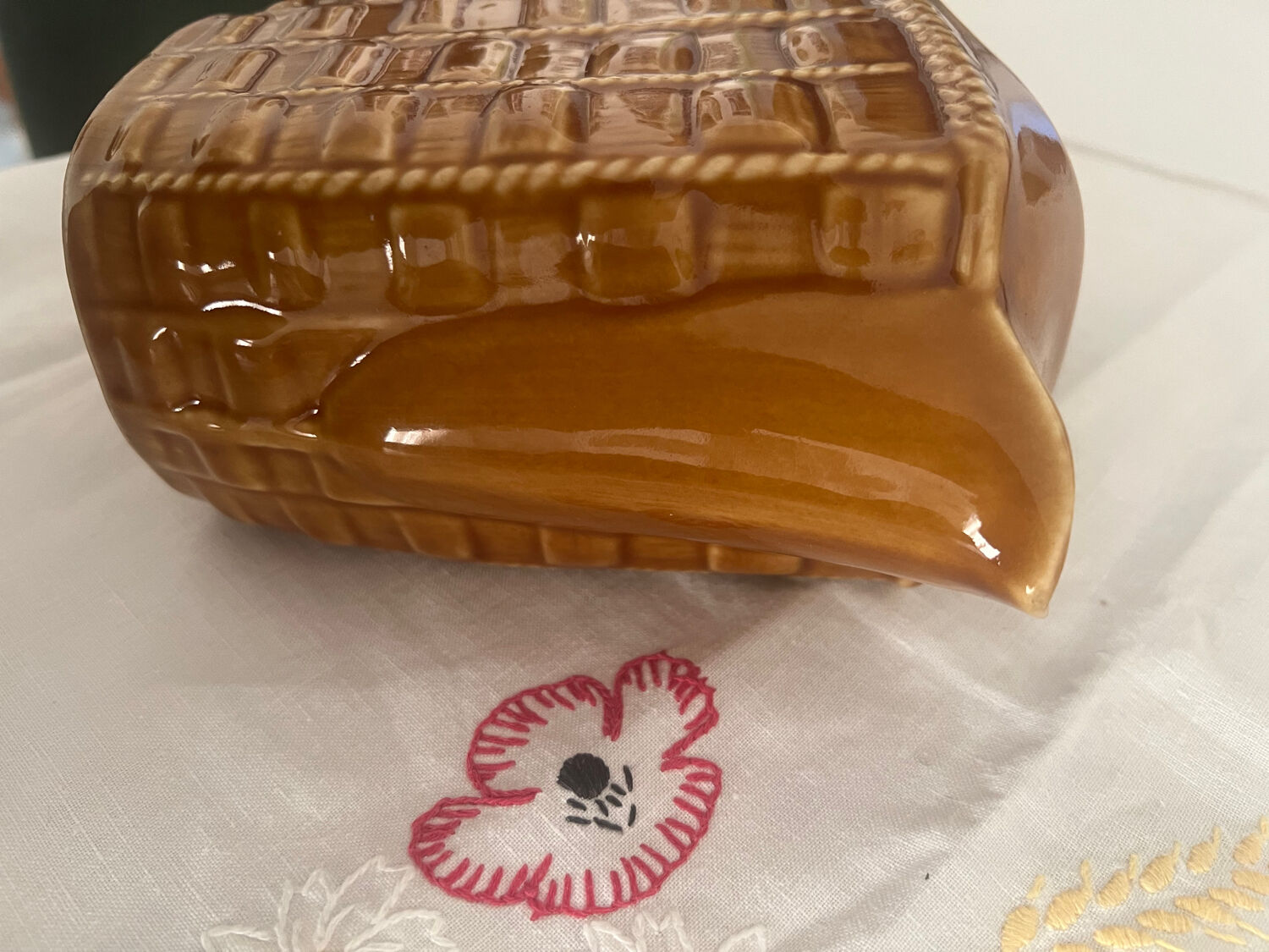 Pichet vintage marron
