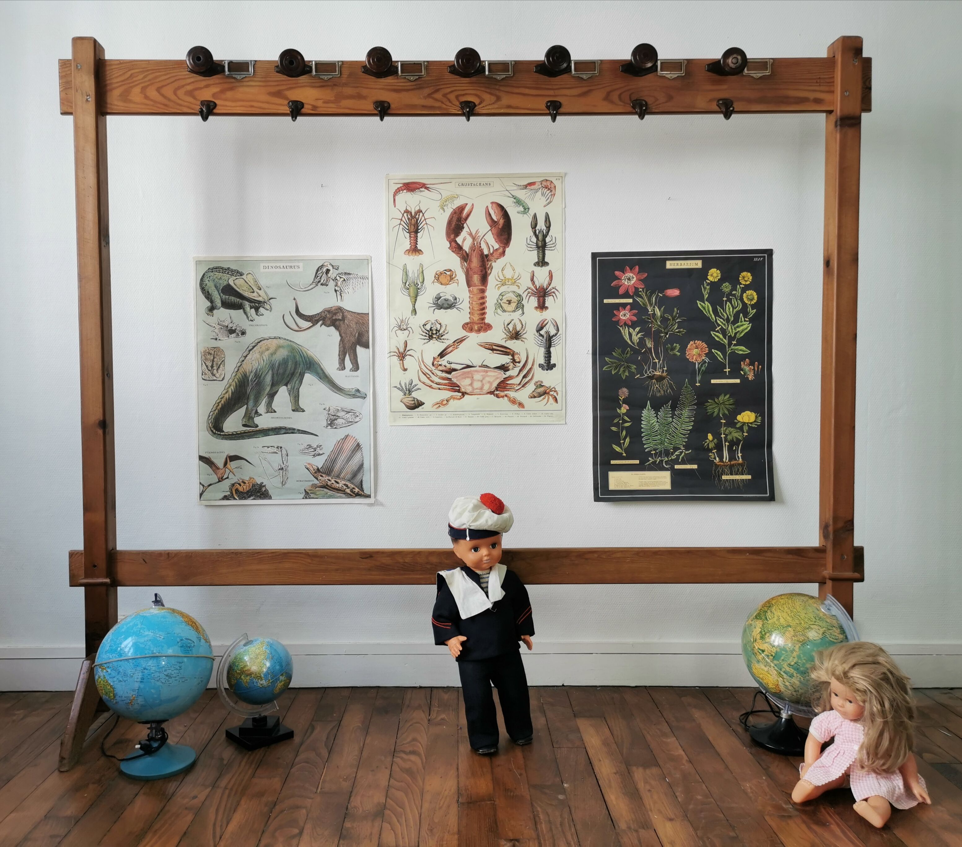 Former school coats holder