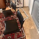 Marcel Breuer B33 chairs made for Thonet (Vintage circa 1960) Black
