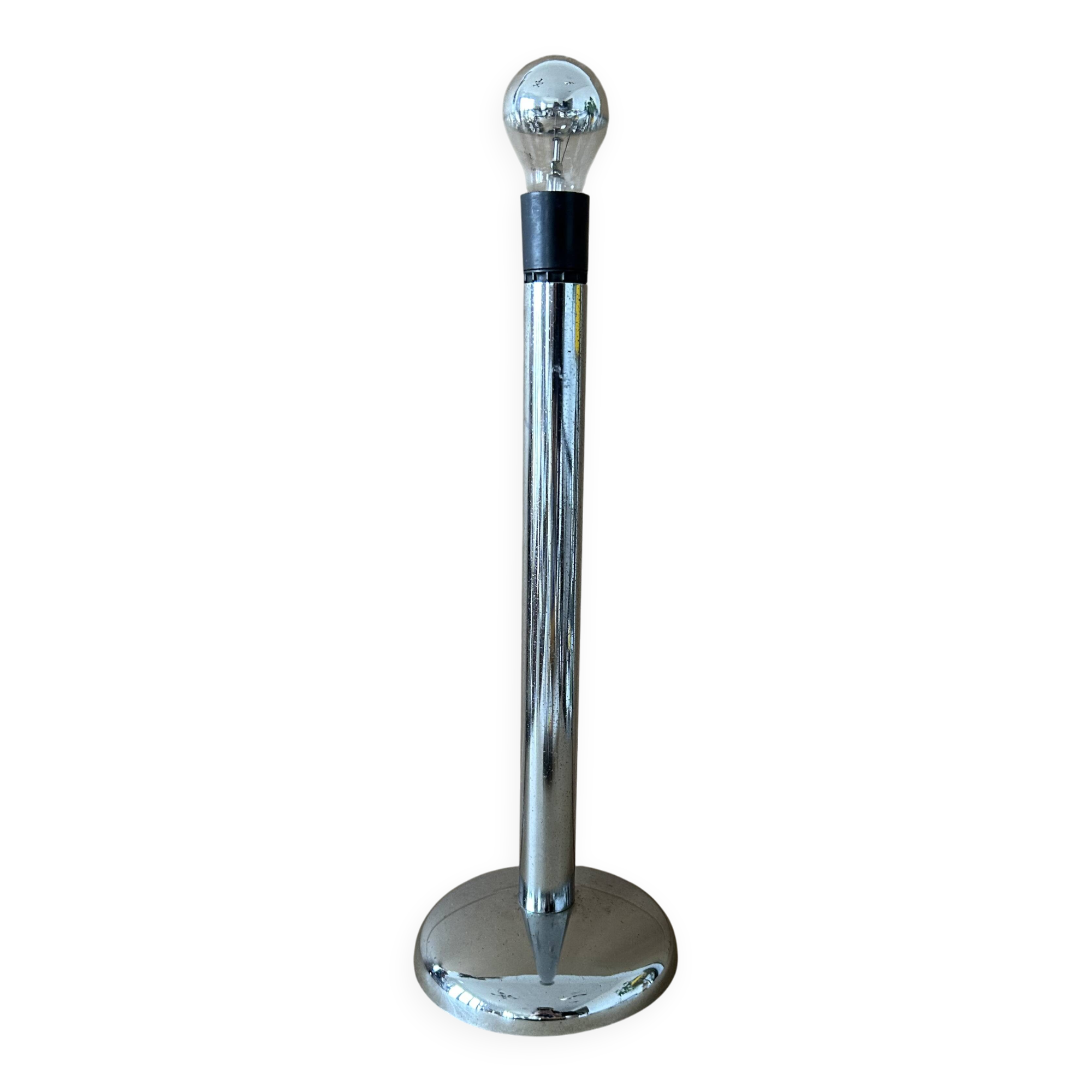 1970s chrome lamp