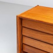 Bosteels Meubelen unique small sideboard walnut Belgium 1960