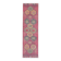 Vintage Turkish Hand-Knotted Wool Cotton Pink Runner Rug 94x329