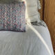 Vintage crochet cushion