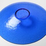 Mid-Century Murano Glass Plate: Cobalt Blue Guido Ferro Centerpiece