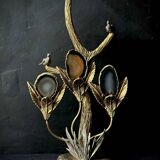 Bronze and agate sculpture