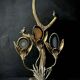 Bronze and agate sculpture