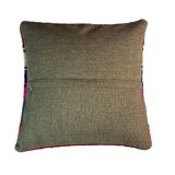 Housse de coussin kilim turc vintage, 40 x 40 cm