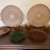 4 coffee cups, 3 saucers, 5 small and 2 large plates VERECO