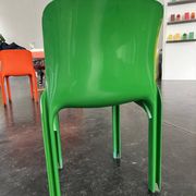 Green "Selene" chair by Vico Magistretti / Artemide