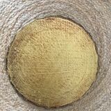 Florentine-style wooden round tray