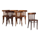 Chaises de bistrot anciennes (vers 1920). Ensemble de 6 pièces #1