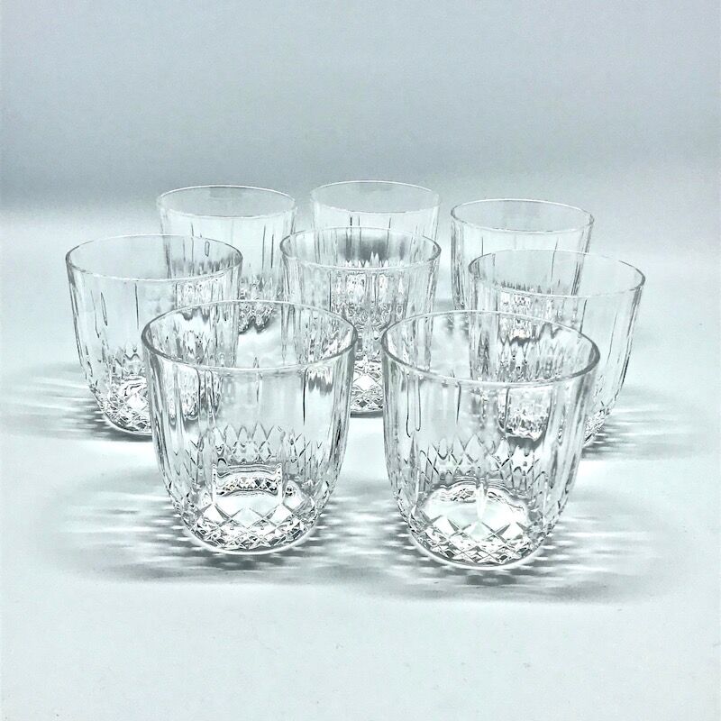 Crystal whiskey glasses