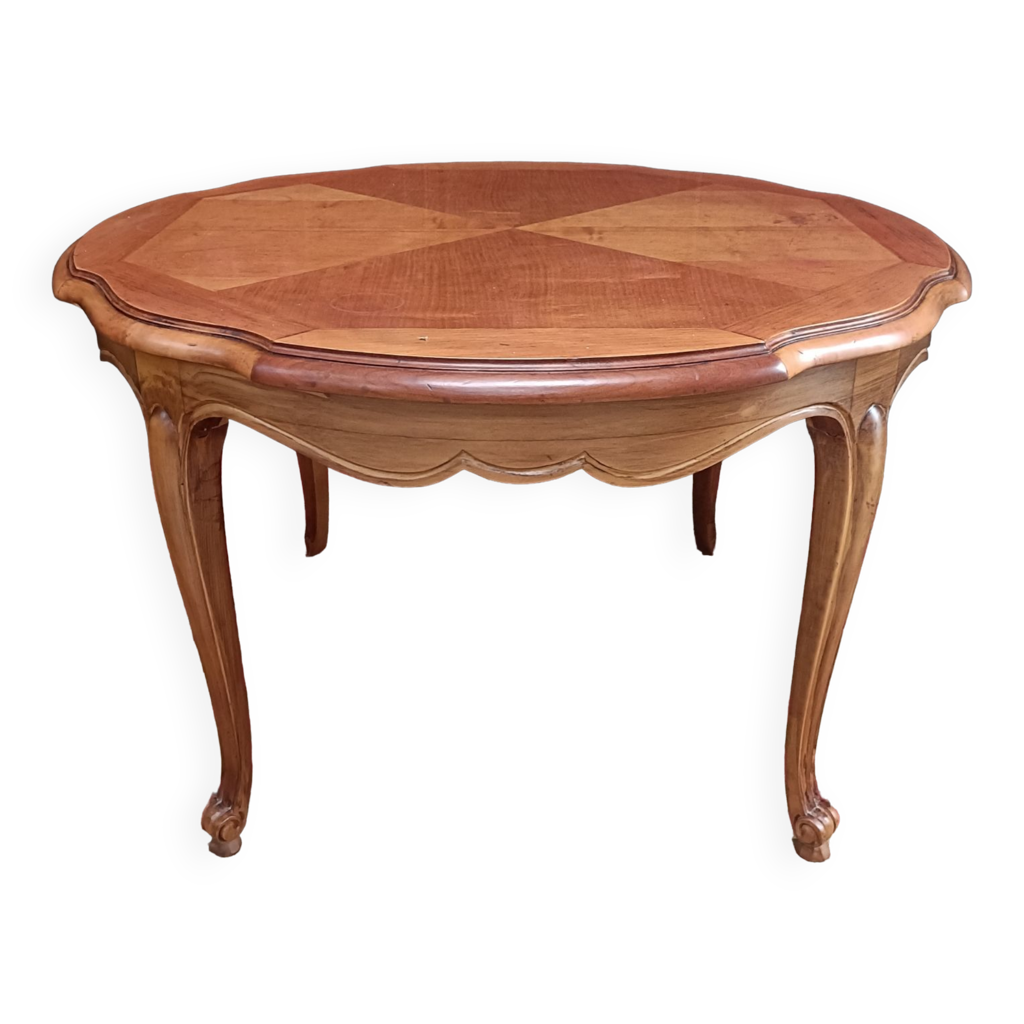 Table basse ronde style Louis XV | Selency