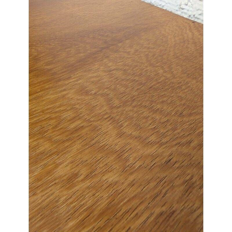 Table de chevet vintage aux pieds compas